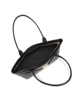 The New York Embossed Leather Shoulder Bag