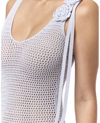 Crochet Floral Maxi Dress