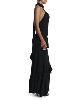 Knit Sleeveless Flare Maxi Dress