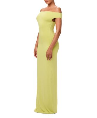 Smooth Off-Shoulder Maxi Dress