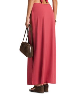 Wynn Side Tie Swim Cover Up Maxi Skirt