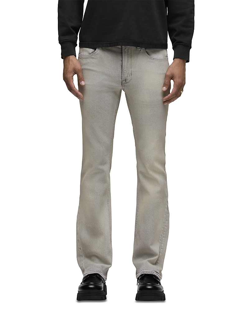 Hudson Walker Kick Flare Bootcut Jeans in Chalk Mist