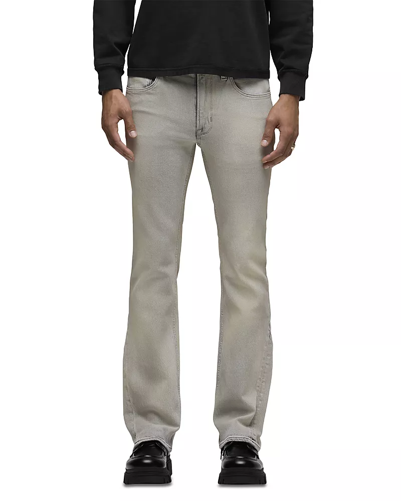 Hudson Walker Kick Flare Bootcut Jeans in Chalk Mist
