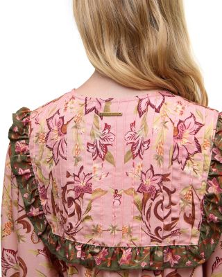 Floral Blouson Sleeve Blouse