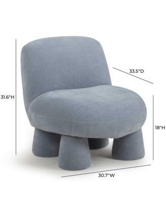 Stomp Upcycled Chenille Accent Chair