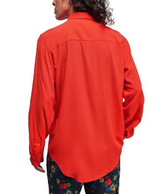  The Empower Long Sleeve Bow Button Up