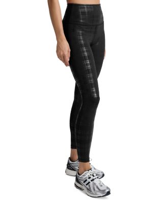 Plaid Shine 7/8 Leggings