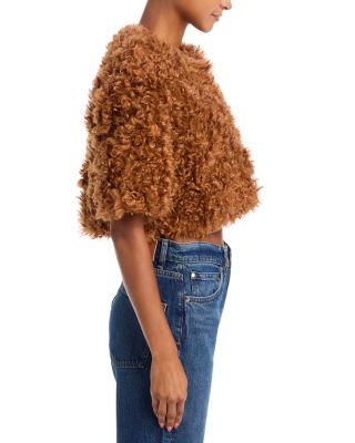 The Plush Bolero Faux Fur Jacket