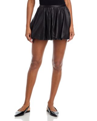 The Leather Bubble Skirt 