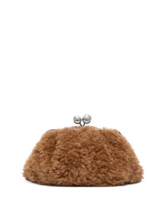 Weekend Max Mara Pasticcino Small Faux Fur Clutch | Bloomingdale's