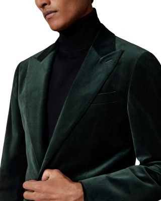 Apsara Peak Lapel Velvet Blazer