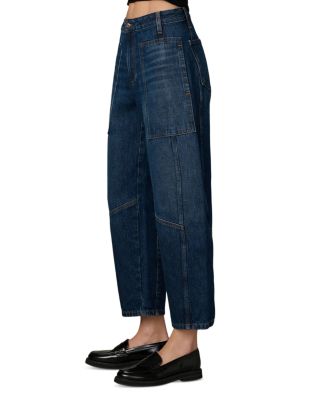 The Krista Mid Rise Barrel Jeans in Tasteful
