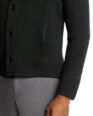 Brenta Textured Wool Cardigan