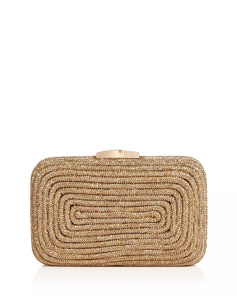Aqua Shireen Rhinestone Clutch - Exclusive