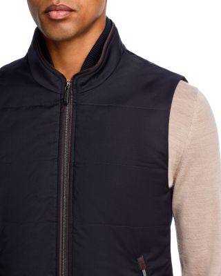 Wool Channel Quilt Travel Vest