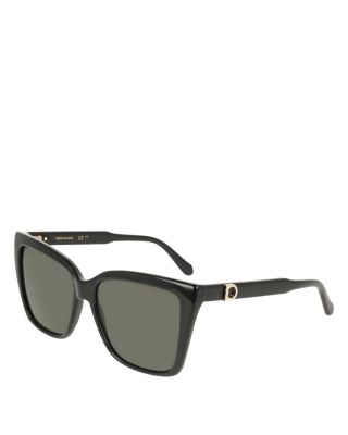 Solid Square Sunglasses, 57mm