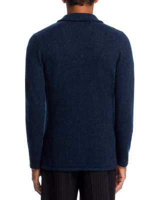 Winter Wool, Cotton & Nylon Moulin&eacute; Sweater Jacket