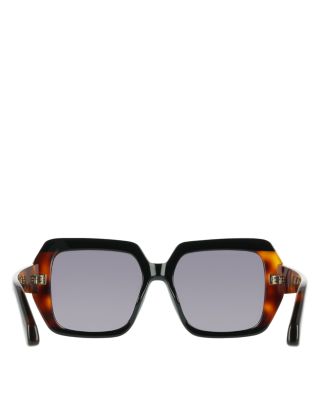 Solid Square Sunglasses, 56mm