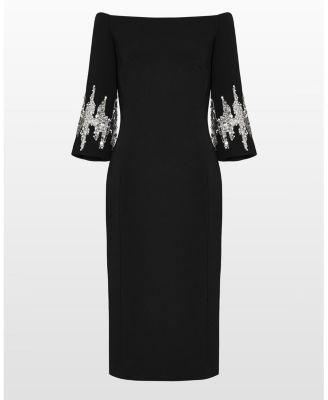 Aster Sequin-Embellished Midi Dress