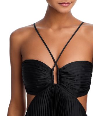 Moira Cutout Halter Dress