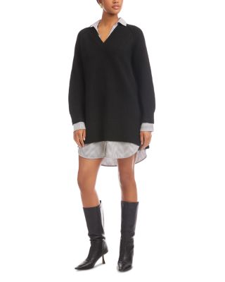 Carrie Mixed Media Dress