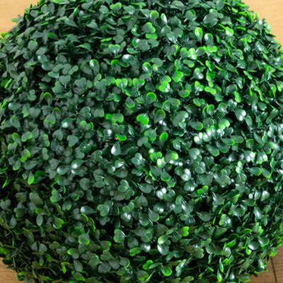12&amp;quot; UV Resistant Artificial Boxwood Ball (Indoor/Outdoor) - Set of 2