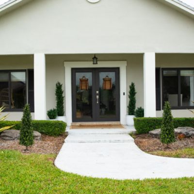 4' UV Resistant Artificial Boxwood Plant with Integrated Ground Stake (Indoor/Outdoor) - Set of 2