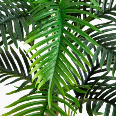 4&#39; UV Resistant Artificial Double Robellini Palm Tree (Indoor/Outdoor)