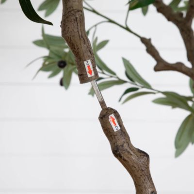 8&#39; Artificial Grand Olive Tree