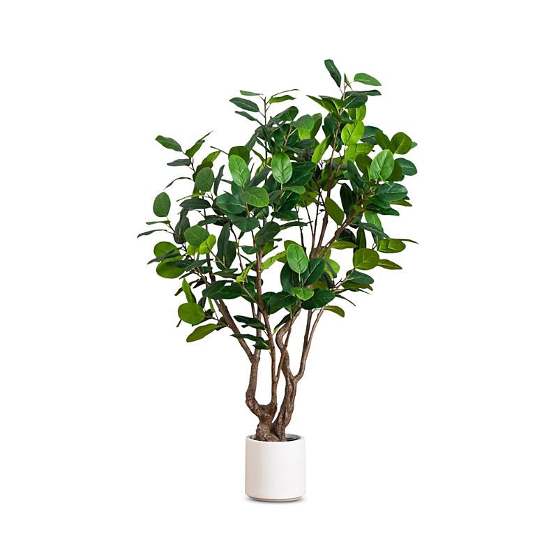 Nearly Natural 6' Artificial Audrey Ficus Leaf Tree