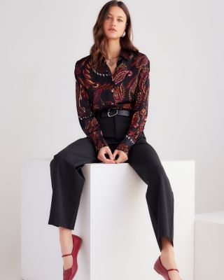 Tawnie Side Pleat Shirt