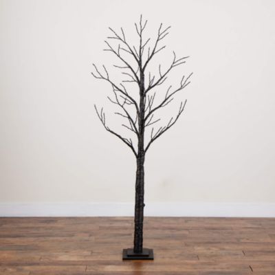 6' Pre-Lit Artificial Halloween Twig Tree