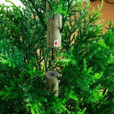 4' UV Resistant Artificial Cypress Tower Tree (Indoor/Outdoor)