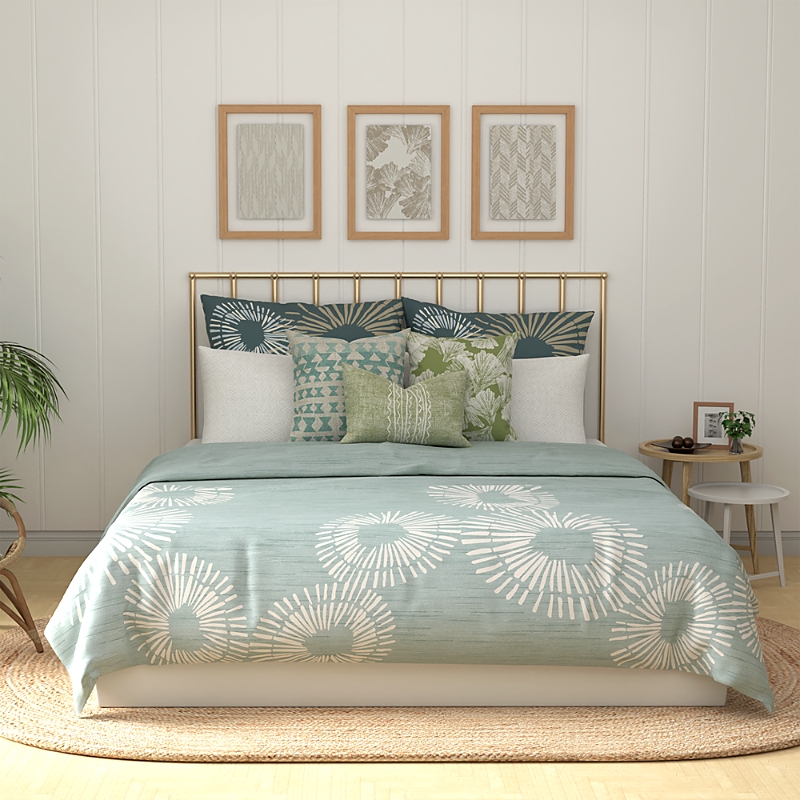 Noho Home Opihi Comforter, Queen In Blue