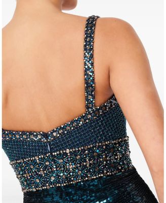  Only You Embellished Draped Maxi Dress