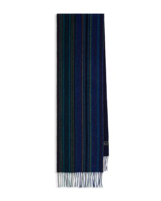 Trent Striped Wool Scarf