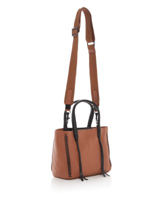 Caramel Mini Leather Tote
