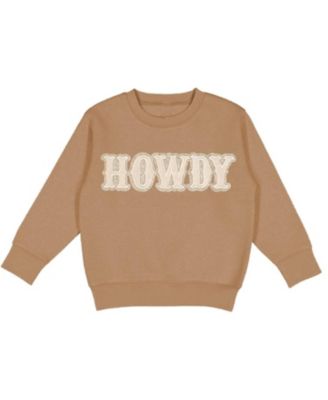Girls' Howdy Patch Sweatshirt - Baby, Little Kid