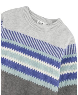 Boys' Knitted Jacquard Sweater - Little Kid, Big Kid
