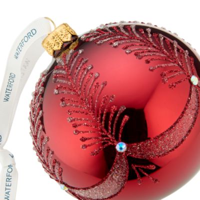 Holiday Heirlooms Red Bauble Ornament