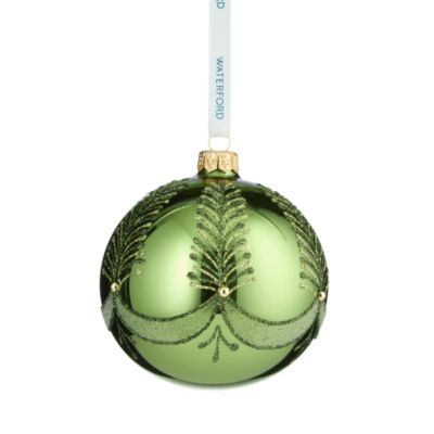 Holiday Heirlooms Green Bauble Ornament