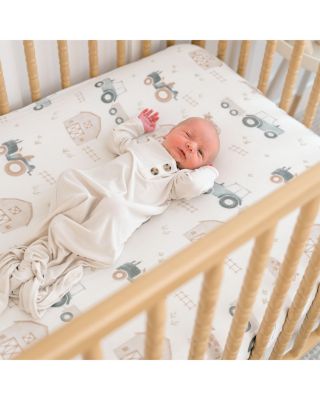Crane Baby Unisex Charlie Fitted Crib Sheet