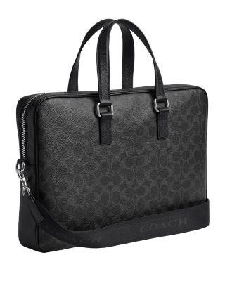 Caden Signature Canvas Brief Bag