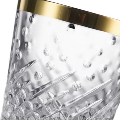 Celebrations Gilded Crystal Tumbler, Set of 2