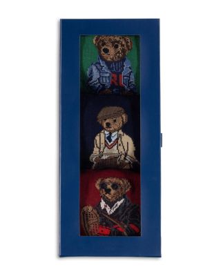 Assorted Bears Socks Gift Box, Pack of 3