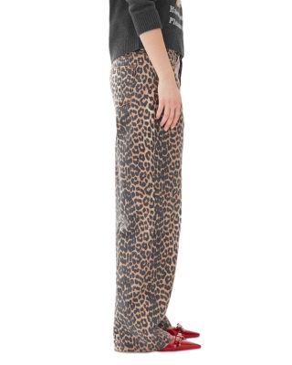 Izey Jeans in Leopard