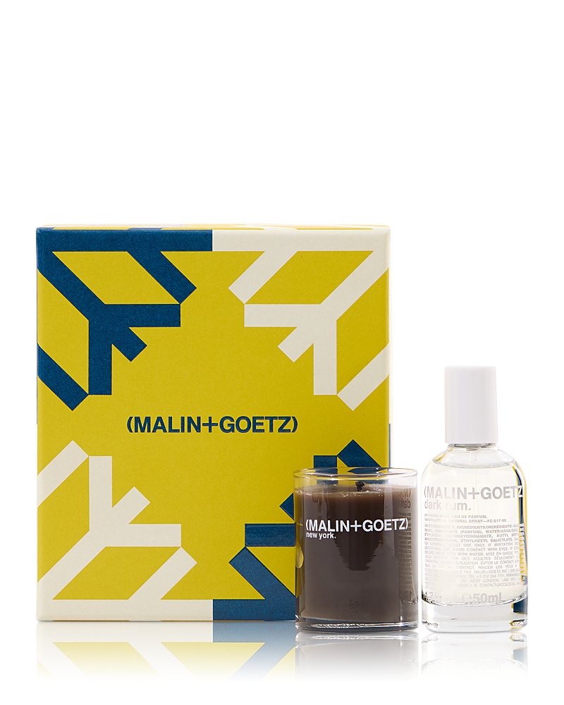 Malin + Goetz Malin And Goetz That's The Spirit Dark Rum Candle + Fragrance Gift Set ($125 Value) In Multi