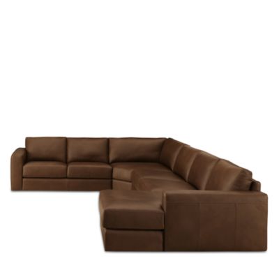 Greyson 4-Piece Leather Sectional