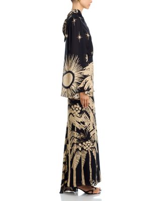 Primera Vez Silk Maxi Dress