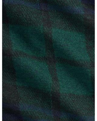 Plaid Knit Flannel Overshirt